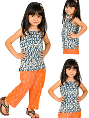 Kids Blue Regular Co-ords