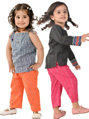 Kids Pink  Regular Co-ords