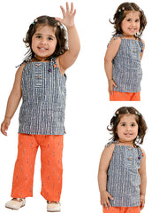 Kids Pink  Regular Co-ords