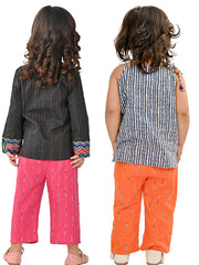 Kids Pink  Regular Co-ords