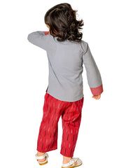 Kids Grey  Regular Co-ords