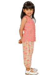 Kids Red  Regular Co-ords