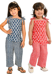 Kids Red  Regular Co-ords