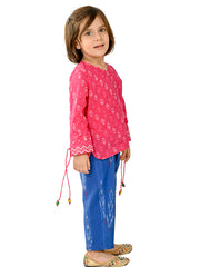 Kids Pink  Regular Co-ords