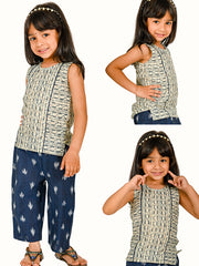 Kids Blue Regular Co-ords