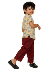 Kids White  Regular Co-ords