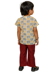 Kids White  Regular Co-ords