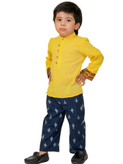 Kids Yellow  Regular Co-ords