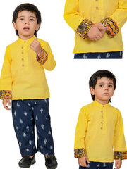 Kids Yellow  Regular Co-ords