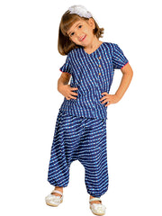 Kids Blue Regular Co-ords