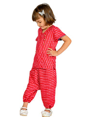 Kids Pink  Regular Co-ords