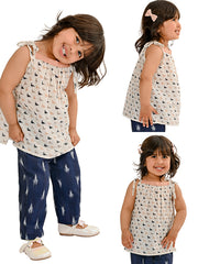 Kids White  Regular Co-ords