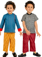 Kids Blue Regular Co-ords