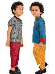 Kids Blue Regular Co-ords