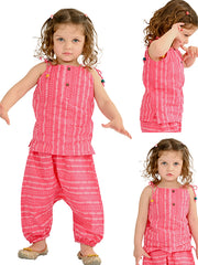 Kids Pink  Regular Co-ords