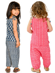 Kids Pink  Regular Co-ords