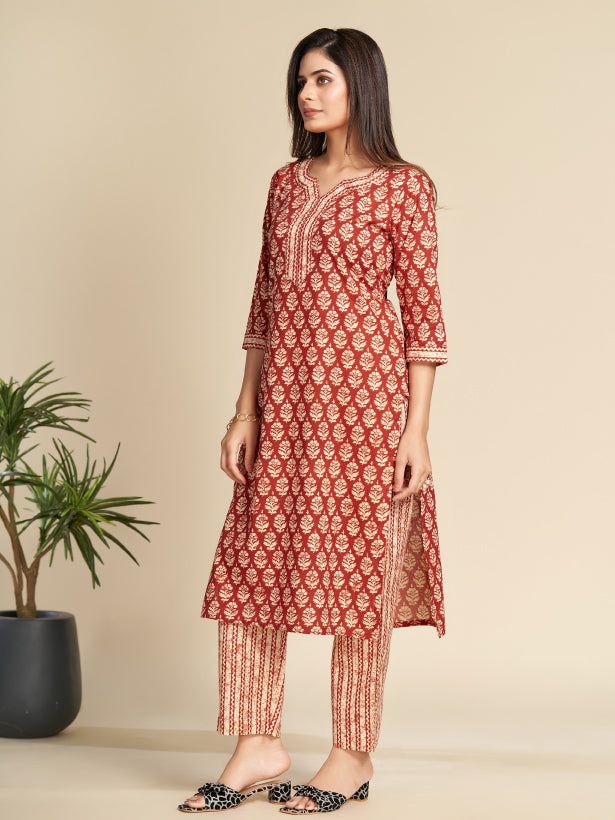 Buy Gulabo Sitabo Kurti Set Online |GS18A17KB3P| moher.in