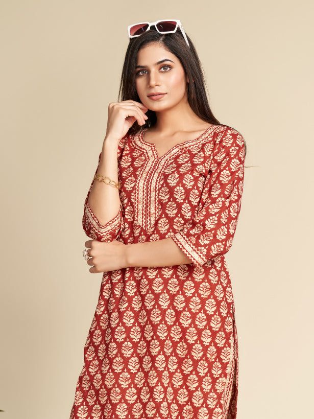 Buy Gulabo Sitabo Kurti Set Online |GS18A17KB3P| moher.in