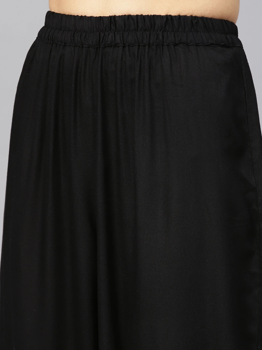 Womens Black Flared Dress from Idalia_ IDDR1145