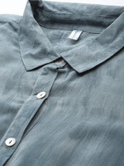 Womens Grey Tie And Dye Shirt Regular Shirt from Maaesa Creations -MAST50 - moher.in
