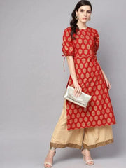 Womens Orange Straight Dress from Aasi - House Of Nayo_ NYDR1064