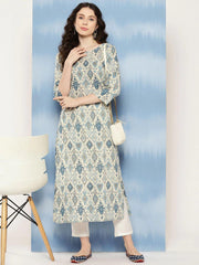 Womens Mustrad Straight Kurti from Aasi - House Of Nayo - NYKU4240 - moher.in