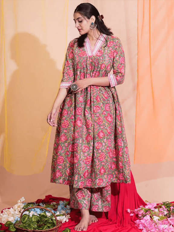 Buy One House Kurti Set Online |OH227| moher.in