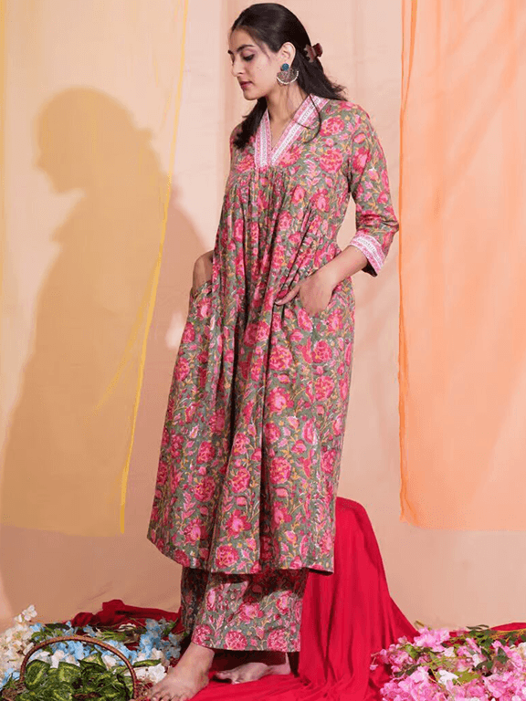 Buy One House Kurti Set Online |OH227| moher.in