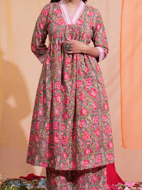 Buy One House Kurti Set Online |OH227| moher.in